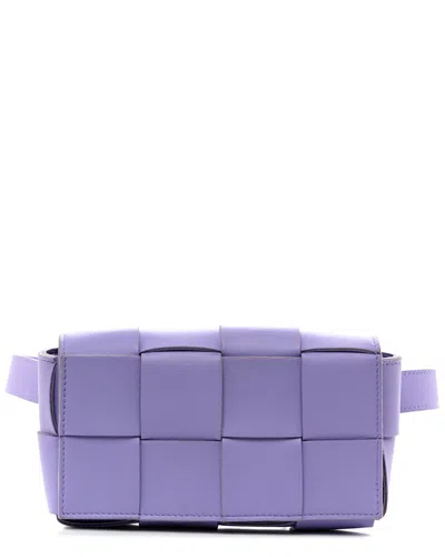 Bottega Veneta Wisteria Maxi Intrecciato Leather Padded The Belt Cassette Bag  (authentic Pre-loved)