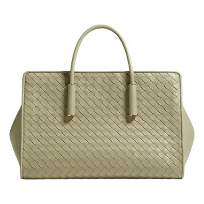 Bottega Veneta Small Barbara Tote In Green