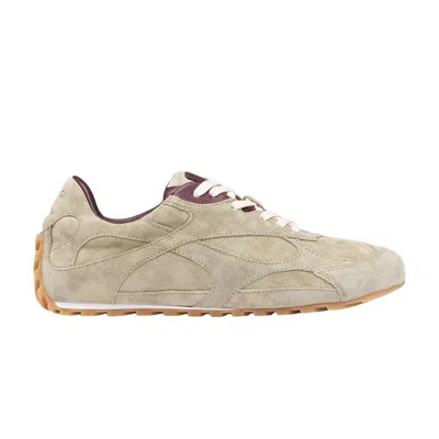 Pre-owned Bottega Veneta Wmns Orbit Flash Sneaker 'travert Deep Mahoga' | Grey | Women's Size 35