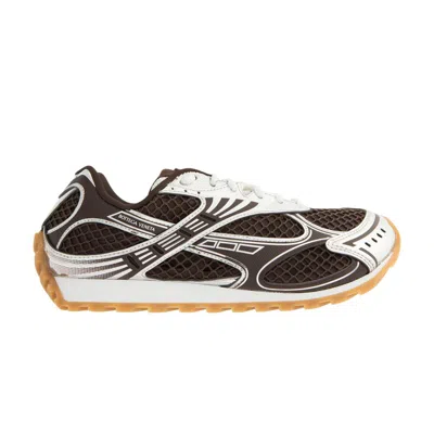 Pre-owned Bottega Veneta Wmns Orbit Low Top Lace-up 'fondant Silver' | Brown | Women's Size 39