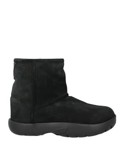 Bottega Veneta Woman Ankle Boots Black Size 10 Calfskin