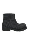 Bottega Veneta Fireman Ankle Boots In Black
