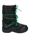 Bottega Veneta Puddle Bomber Padded Lace-up Boots In Black