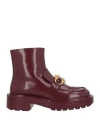 Bottega Veneta Monsieur Chunky Ankle Boot In Bordeaux