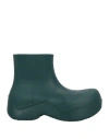 Bottega Veneta Woman Ankle Boots Dark Green Size 8 Rubber