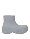 Bottega Veneta Woman Ankle Boots Grey Size 8 Rubber