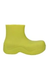 Bottega Veneta Woman Ankle Boots Light Green Size 9 Rubber In Green