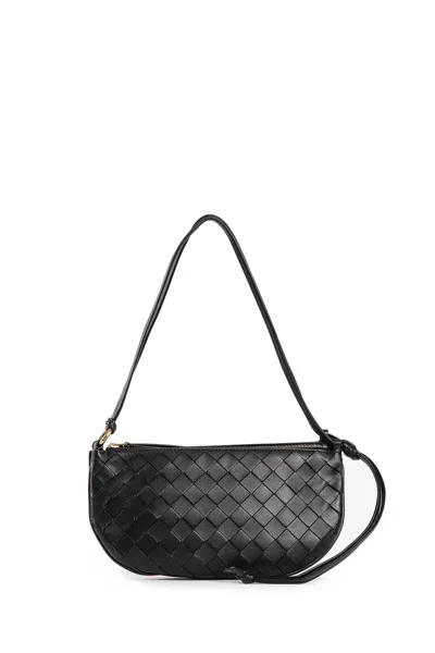 Bottega Veneta Woman Black Shoulder Bags