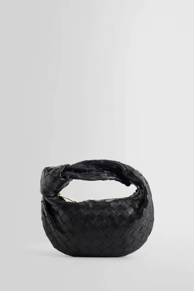 Bottega Veneta Teen Jodie Intrecciato Leather Hobo In Fire Nero