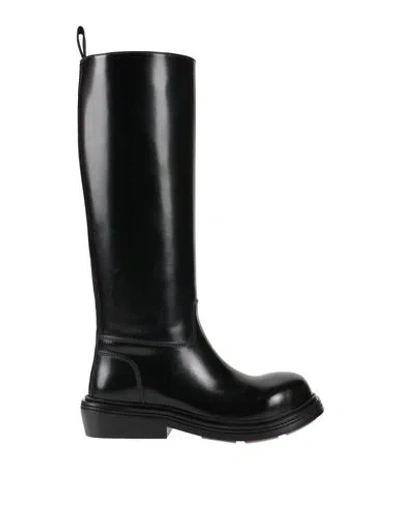 Bottega Veneta Woman Boot Black Size 8 Leather