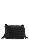 BOTTEGA VENETA BOTTEGA VENETA WOMAN BLACK LEATHER MINI LOOP CROSSBODY BAG