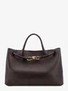Bottega Veneta Medium Andiamo Top Handle Bag In Brown
