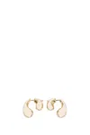 Bottega Veneta Teardrop Earrings In Gold