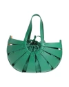 Bottega Veneta Woman Handbag Green Size - Calfskin