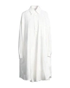 Bottega Veneta Compact Cotton Dress In White