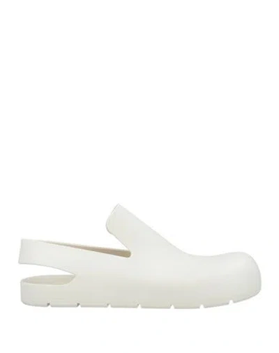 Bottega Veneta Woman Mules & Clogs Ivory Size 8 Rubber In White