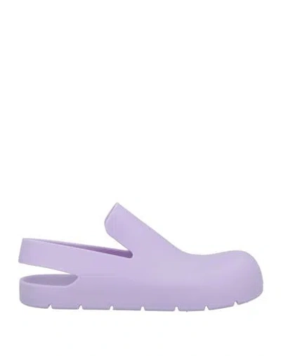 Bottega Veneta Purple Puddle Loafers In 5119 Wisteria