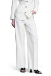 Bottega Veneta Travel Light Wool Trousers In Off-white