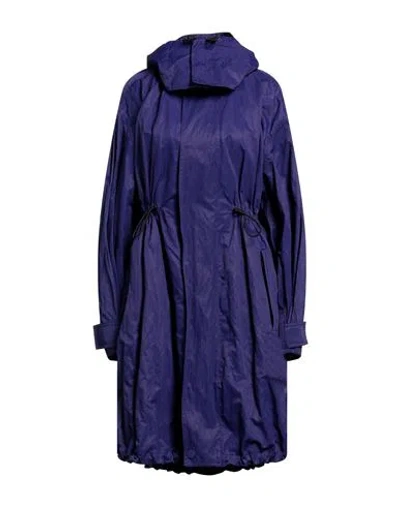 Bottega Veneta Woman Overcoat & Trench Coat Purple Size S Polyamide, Cotton, Metallic Fiber, Acrylic
