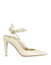 Bottega Veneta Woman Pumps Beige Size 6 Soft Leather