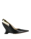 Bottega Veneta Slingback Pointed Pumps In Black