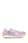 Bottega Veneta Orbit Low-top Mesh Sneakers In Purple