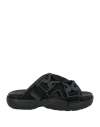 Bottega Veneta Buckle-detailed Slides In Black