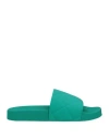 Bottega Veneta Woman Sandals Emerald Green Size 5 Rubber