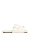 Bottega Veneta Women's Patch Leather Mules In White