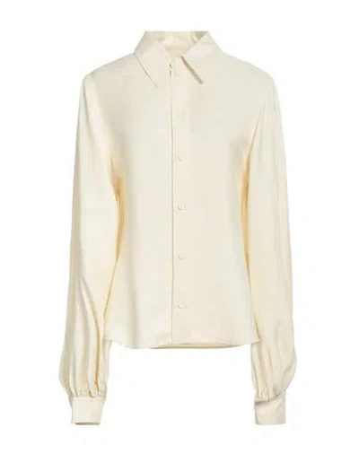 Bottega Veneta Woman Shirt Beige Size 4 Viscose, Silk In Neutral