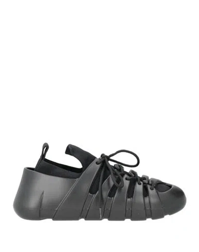 Bottega Veneta Woman Sneakers Black Size 6 Rubber, Textile Fibers