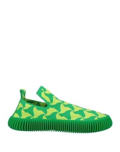 Bottega Veneta Woman Sneakers Green Size 5 Textile Fibers In Green