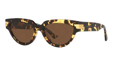 Bottega Veneta Woman Sunglass Bv1035s In Brown