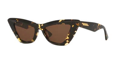 Bottega Veneta Woman Sunglass Bv1101s In Brown