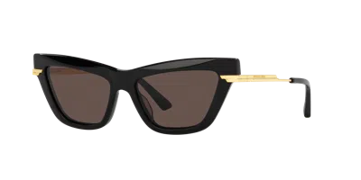 Bottega Veneta Bv1241s Acetate Sunglasses In Black