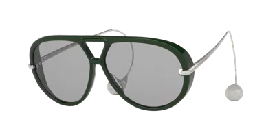 Bottega Veneta Bv1273s Linea Unapologetic Sunglasses In Green