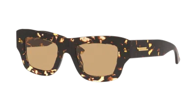 Bottega Veneta Woman Sunglass Bv1357s In Brown