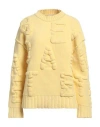 Bottega Veneta Woman Sweater Yellow Size S Polyamide, Elastane