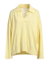 Bottega Veneta Woman Sweater Yellow Size M Wool, Polyamide, Polyester