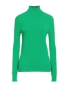 Bottega Veneta Woman Turtleneck Green Size M Viscose, Polyester