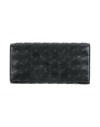 Bottega Veneta Woman Wallet Black Size - Leather