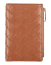 Bottega Veneta Woman Wallet Brown Size - Leather