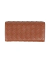 Bottega Veneta Woman Wallet Tan Size - Leather In Brown