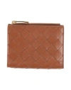 Bottega Veneta Woman Wallet Tan Size - Leather In Brown
