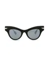 Bottega Veneta Cat Eye-frame Acetate Sunglasses In Black