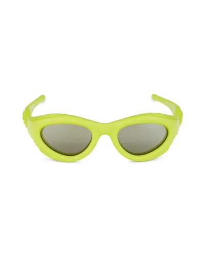 Bottega Veneta Women's 51mm Cat Eye Sunglasses In Green