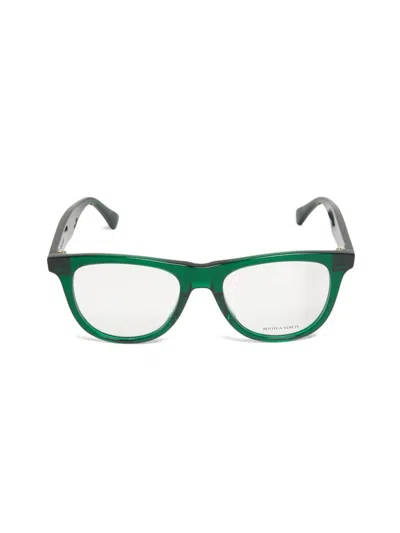 Bottega Veneta Women's 51mm Oval Optical Eyeglasses In Green