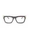 Bottega Veneta Women's 51mm Square Eyeglasses In Dark Burgundy