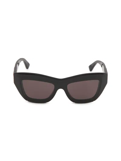 Bottega Veneta Women's 52mm Cat-eye Sunglasses In Black