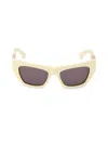 Bottega Veneta Women's 52mm Cat Eye Sunglasses In Ivory